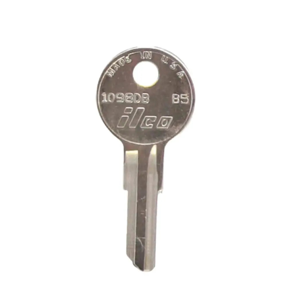 1940-2011 (ILCO) Metal Head Key for Jeep / Kenworth / International Class 6 - Class 7 - Navistar | B5-1098DB / B16 1940-2011 (ILCO) Metal Head Key for Jeep / Kenworth / International Class 6 - Class 7 - Navistar | B5-1098DB / B16